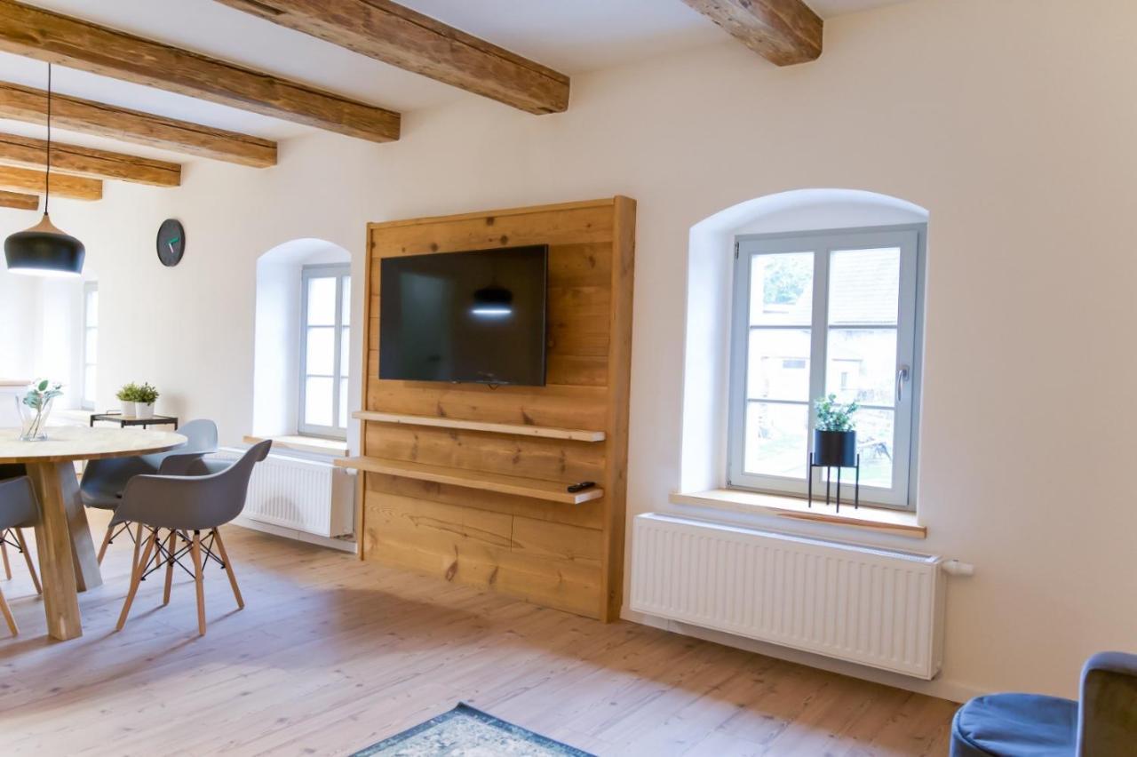 Farmhouse Eckartsberg Im Zittauer Gebirge - Ferienwohnung Mit 2 Schlafzimmern, Terrasse Und Wallbox Mittelherwigsdorf Экстерьер фото