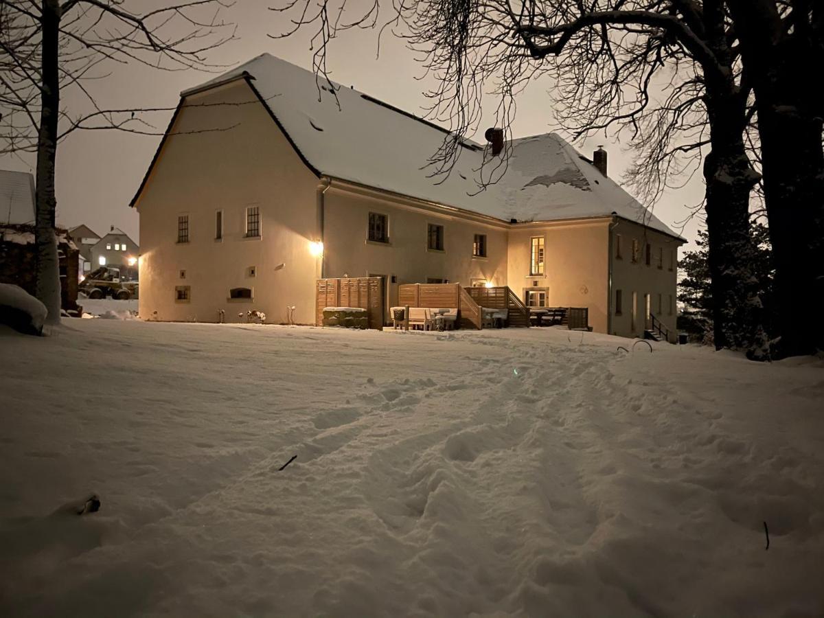 Farmhouse Eckartsberg Im Zittauer Gebirge - Ferienwohnung Mit 2 Schlafzimmern, Terrasse Und Wallbox Mittelherwigsdorf Экстерьер фото